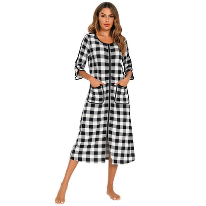 Casual Comfortable Plus Sizes Long Nightgown