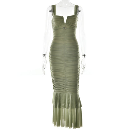 Women's Sleeveless Bodycon Mermaid Dress