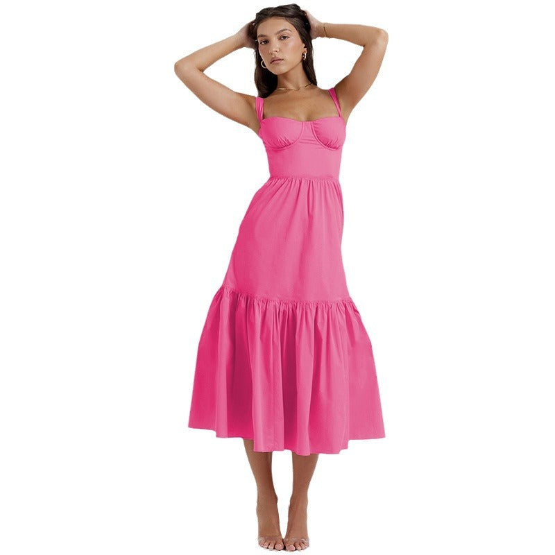Floral Tiered A-Line Dress for Women
