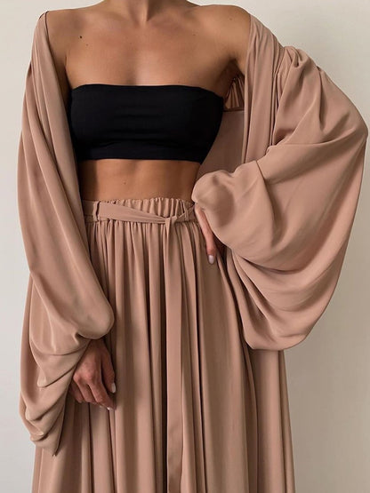 Women's Spring Summer Outfits – Sexy 3-Piece Outerwear Set