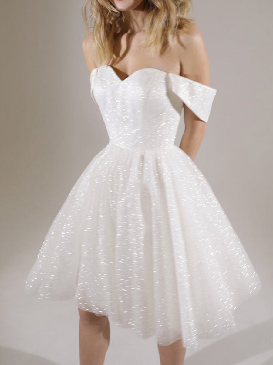 Short Sequin Spaghetti Strap Party Dress