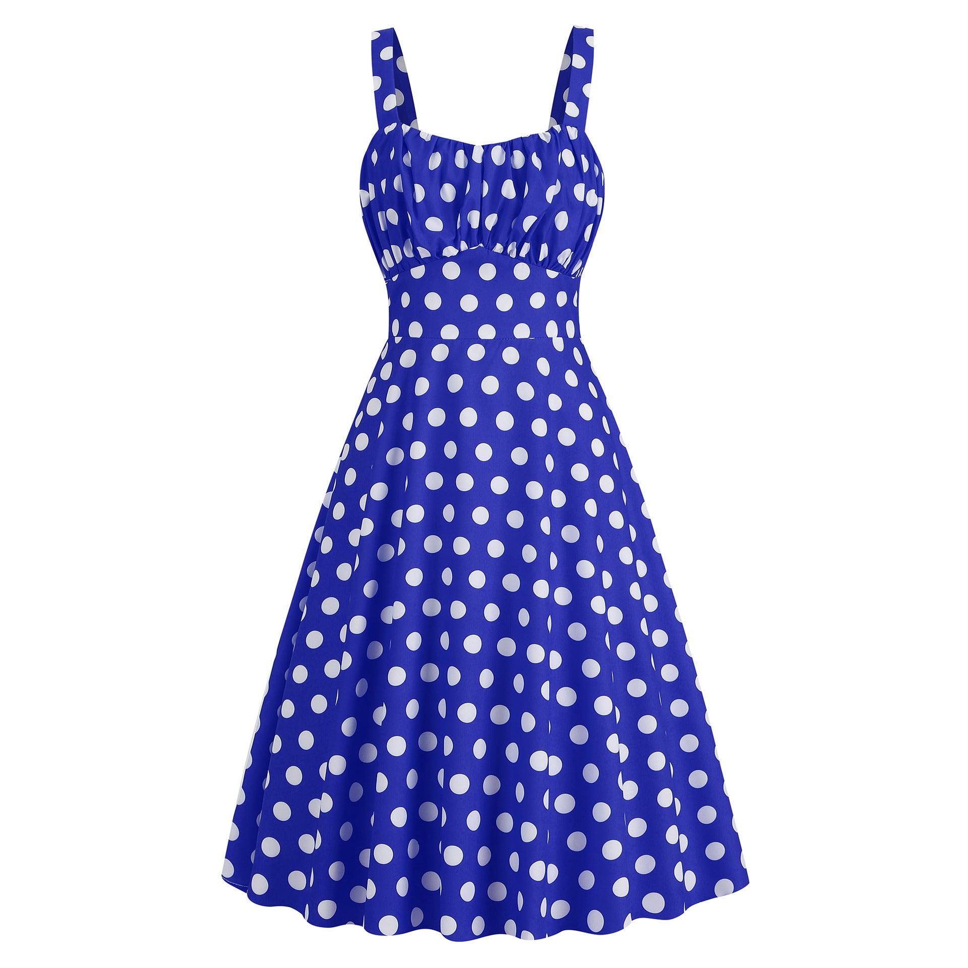 Summer Floral Sundress for Women - Slim Fit Strappy Dress with Cute Print