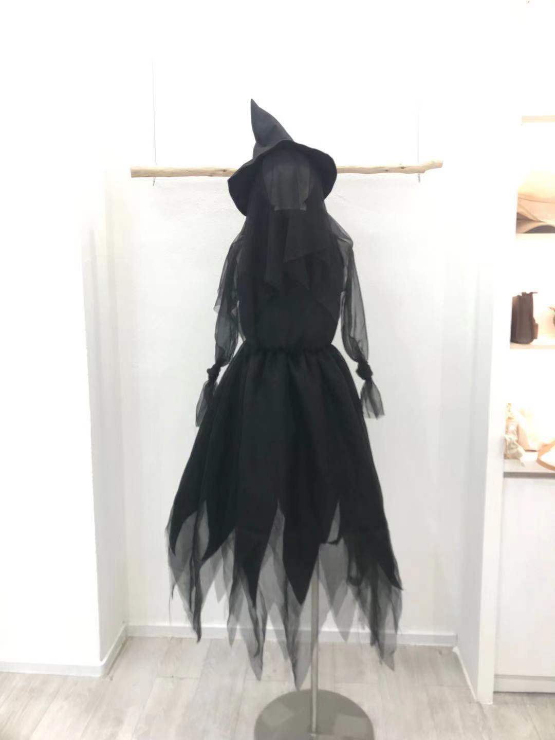 Voice-Activated Colorful Glowing Halloween Witch Set - 3 Hand-Holding Witches with Bonus Ghost