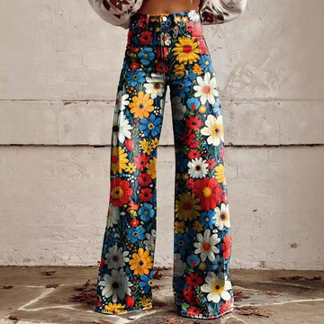 Plus Size Women's Flared Jeans