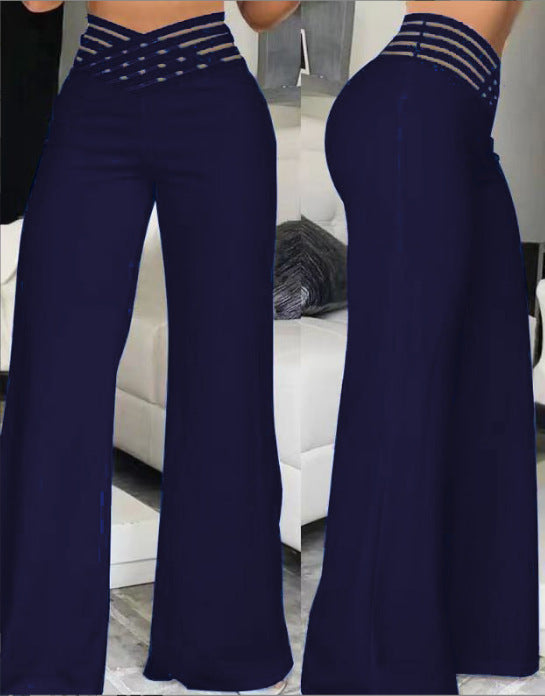 Casual Summer High Waist Wide Legs Pants