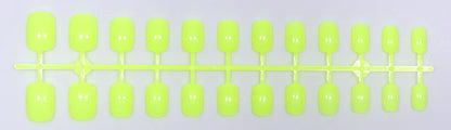 Simple Light Round Short Press on Nails