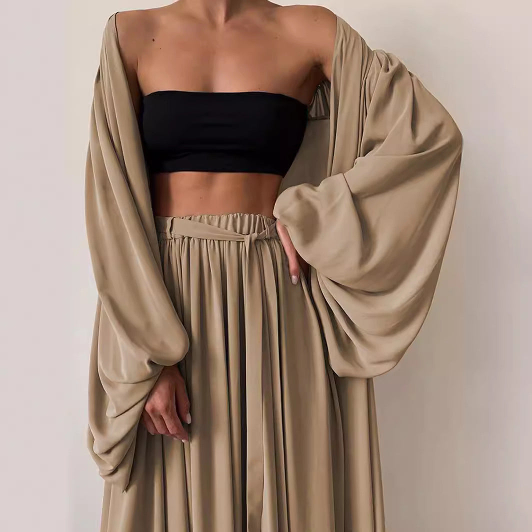 Women's Spring Summer Outfits – Sexy 3-Piece Outerwear Set