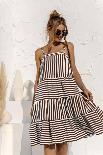 Casual Striped Women Daily Summer Dresses