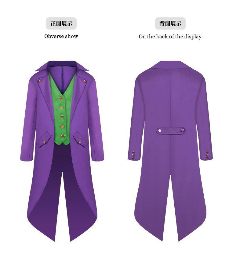 Men's Medieval Vintage Ball Tailcoat Coat