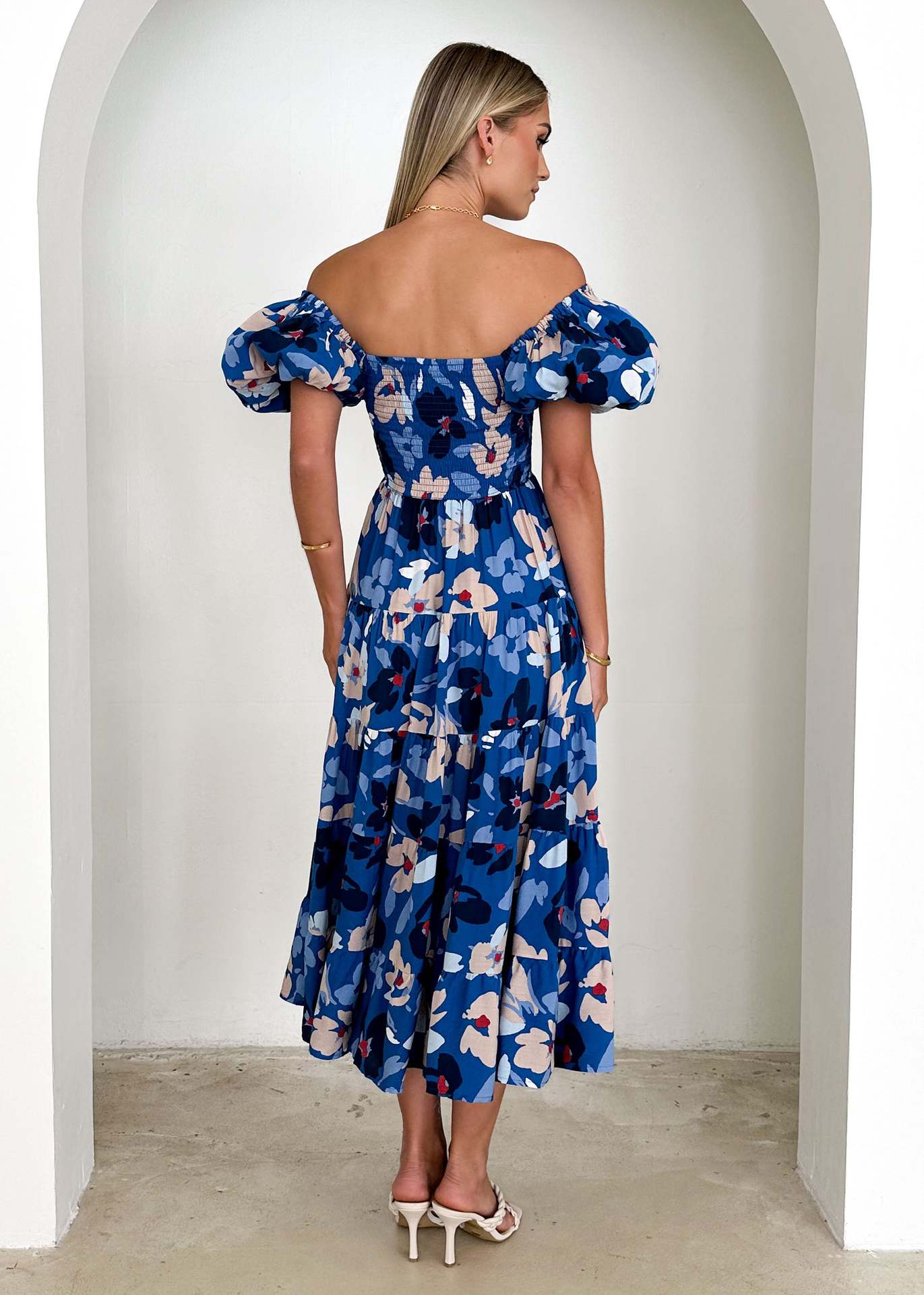 Women's Summer Bubble Sleeve Dress