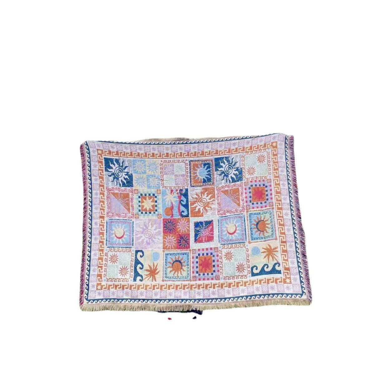 Versatile Cotton Throw Blanket for Camping, Bedroom, Living Room
