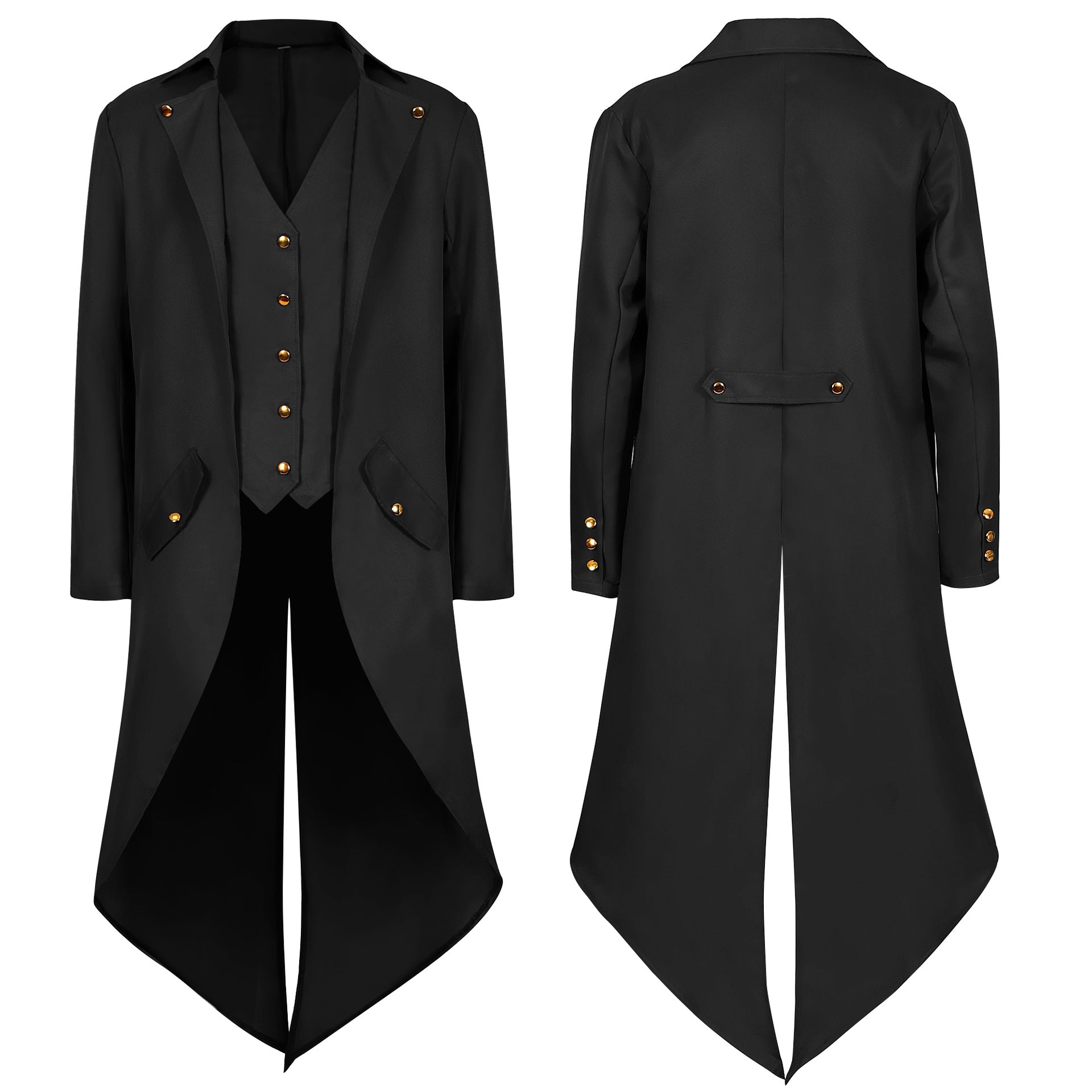 Men's Medieval Vintage Ball Tailcoat Coat