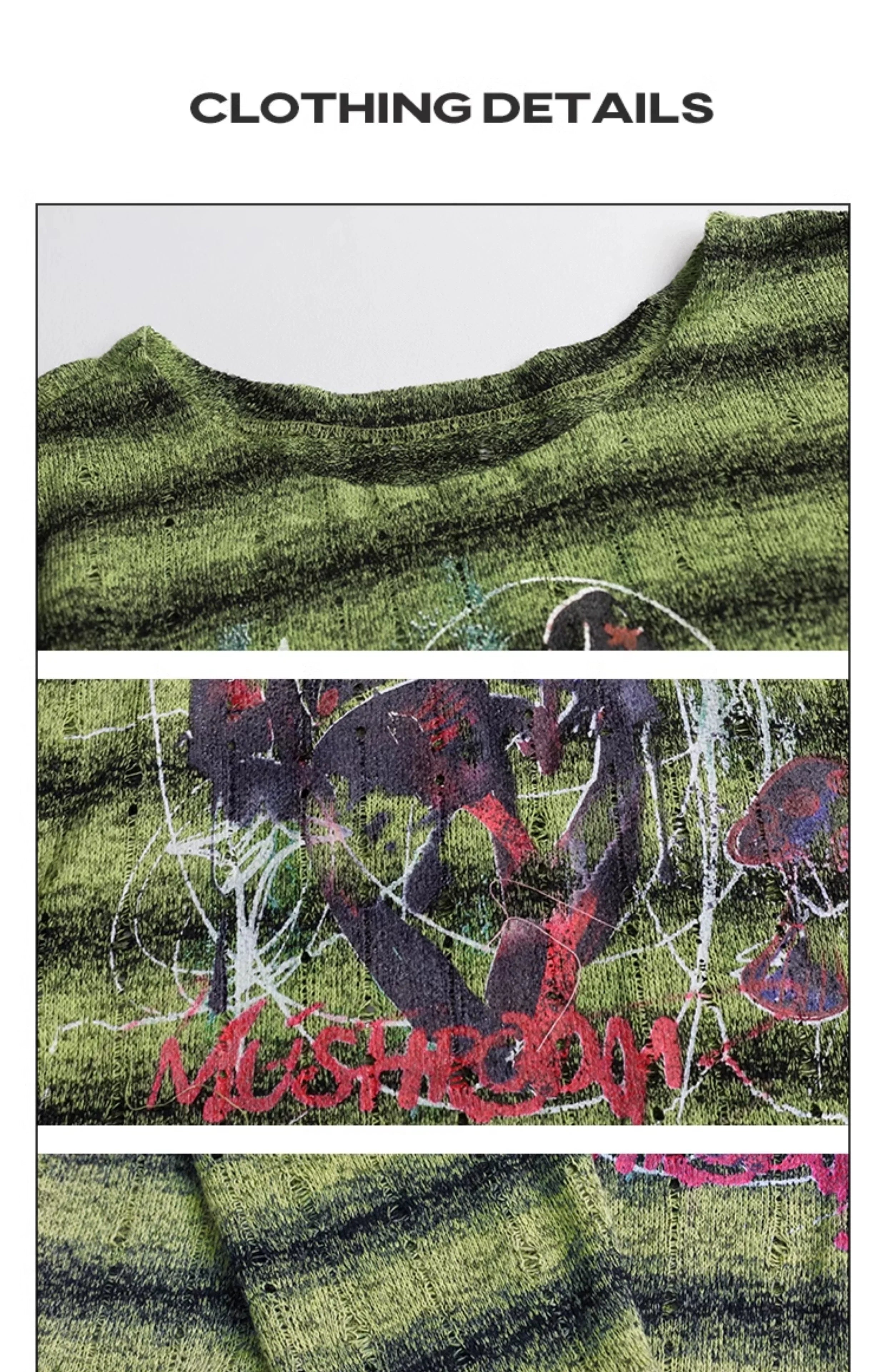 Girlyhalo Retro Green Striped Long Sleeve T-Shirt for Women-Green Striped-S-Free Shipping Leatheretro