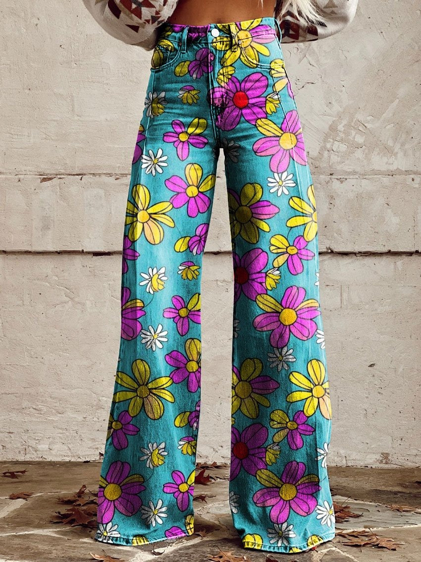 Plus Size Women's Flared Jeans