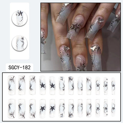 Fashion Wearable Extra Long Press on Nails