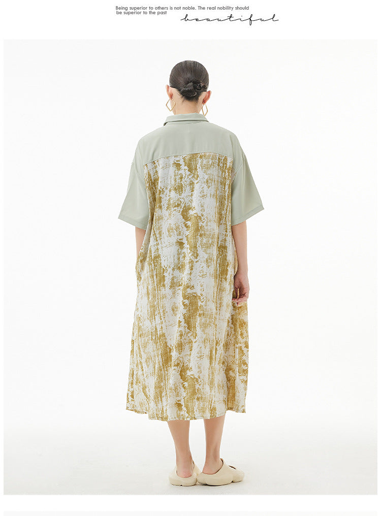 Summer Plus Sizes Long Shirts Dresses-Dresses-Free Shipping at meselling99