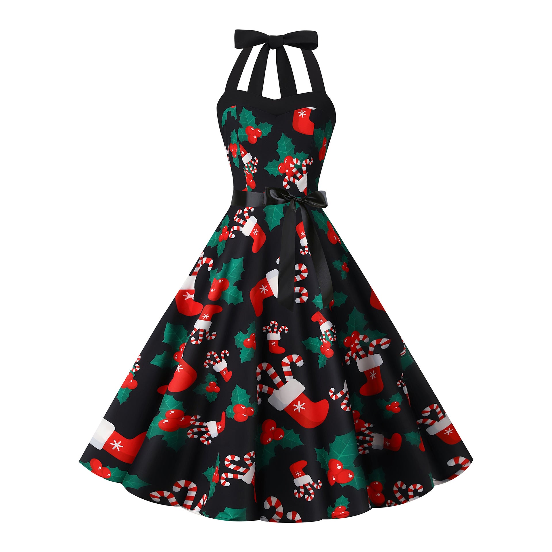 Elegant Audrey Hepburn-Inspired Vintage Dress