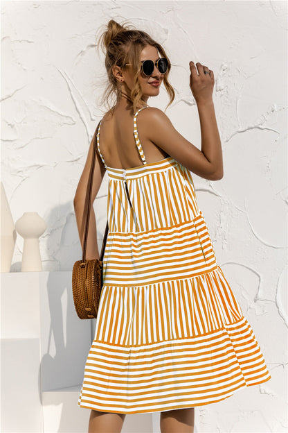 Casual Striped Women Daily Summer Dresses