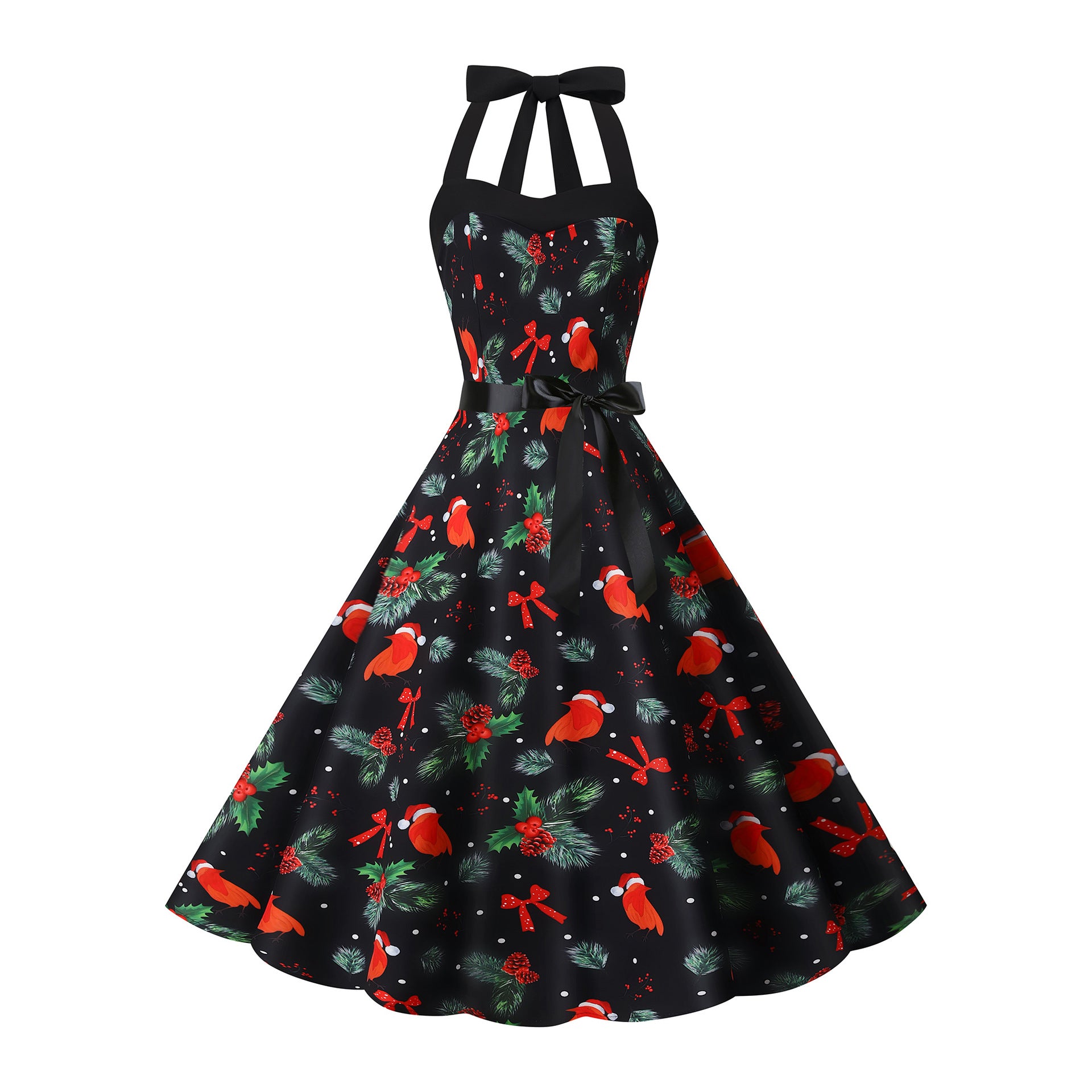 Elegant Audrey Hepburn-Inspired Vintage Dress