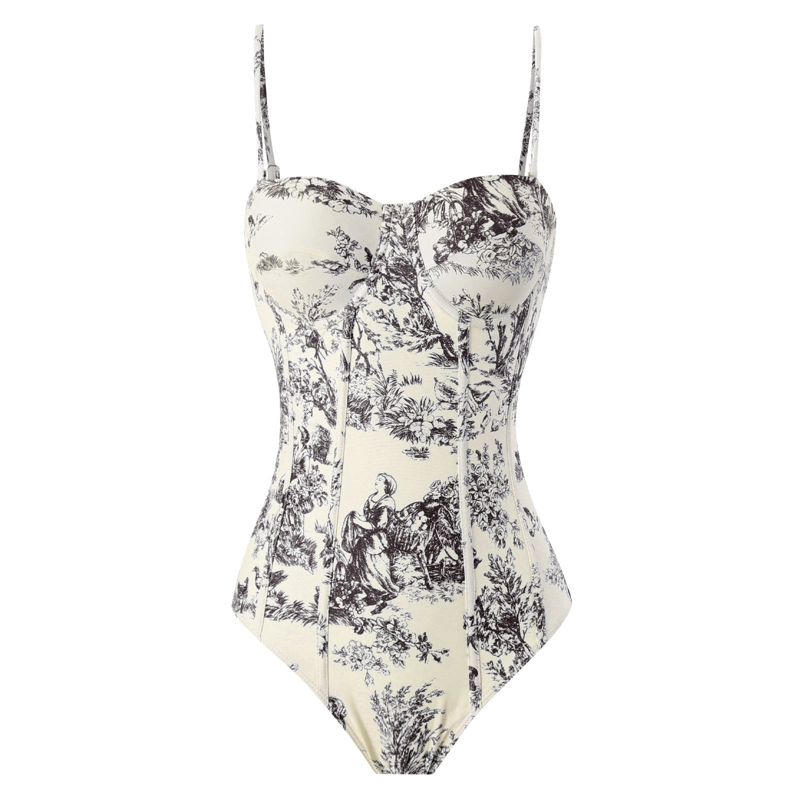 Women's One-Piece Swimsuit with Cover-Up
