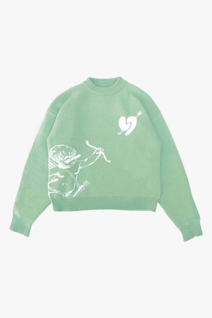 Casual Oversized Round Neck Sweater for Women