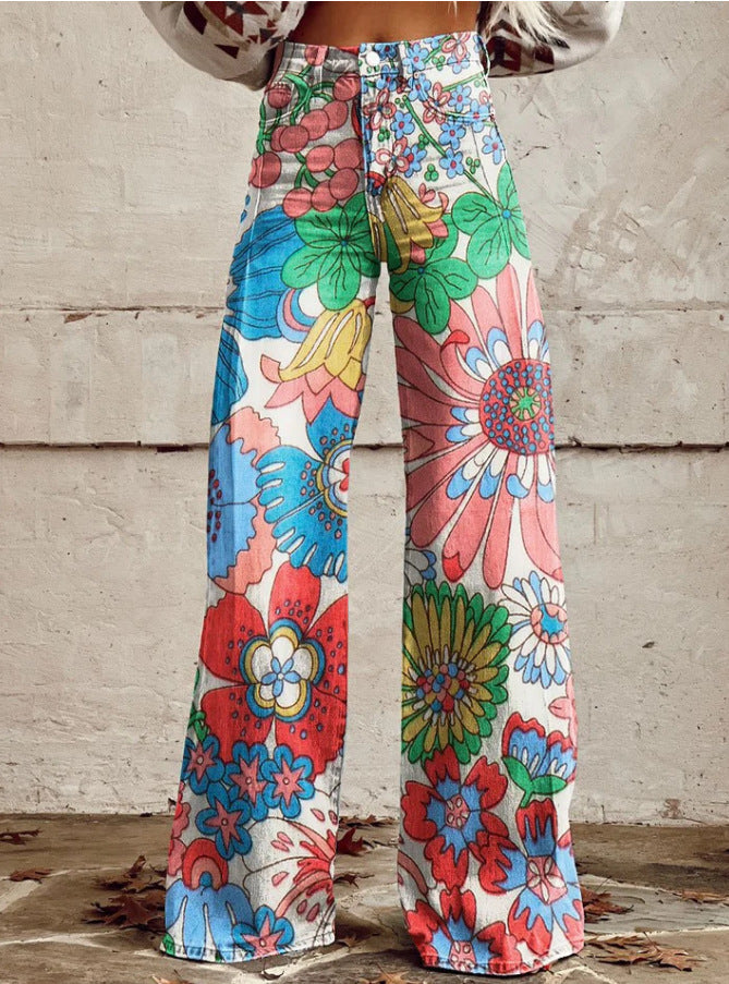 Plus Size Women's Flared Jeans