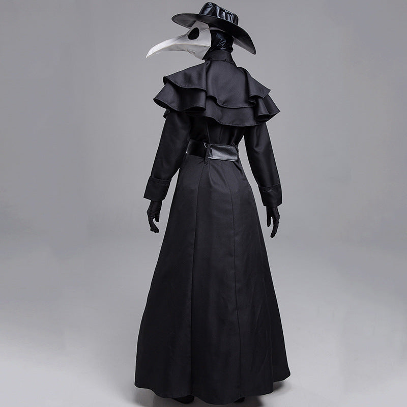 Halloween Medieval Steampunk Plague Doctor Costume for Adults