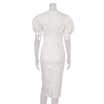 Elegant High Waist Sheath Dresses-Dresses-Free Shipping at meselling99