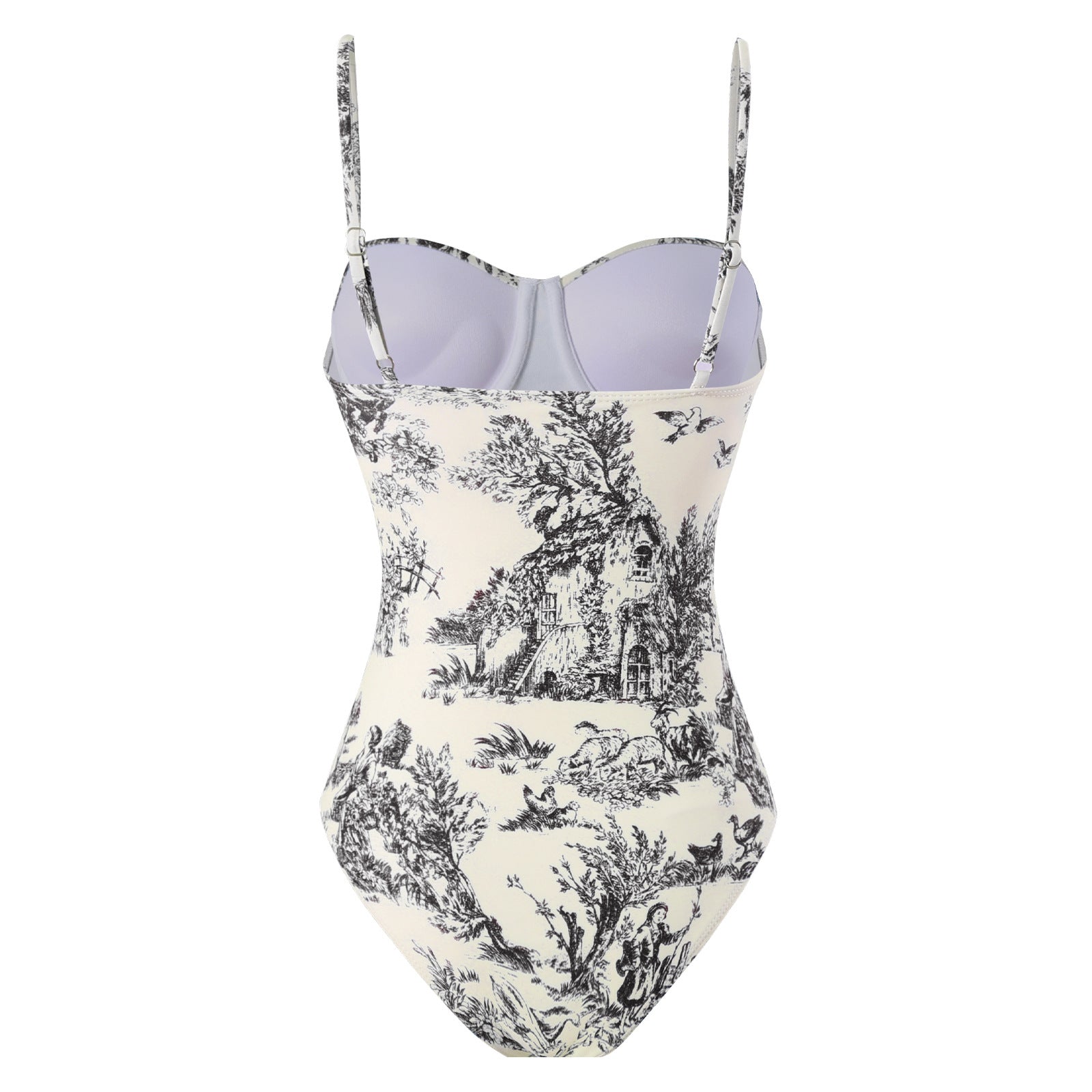 Women's One-Piece Swimsuit with Cover-Up