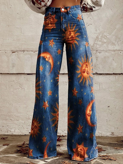 Plus Size Women's Flared Jeans