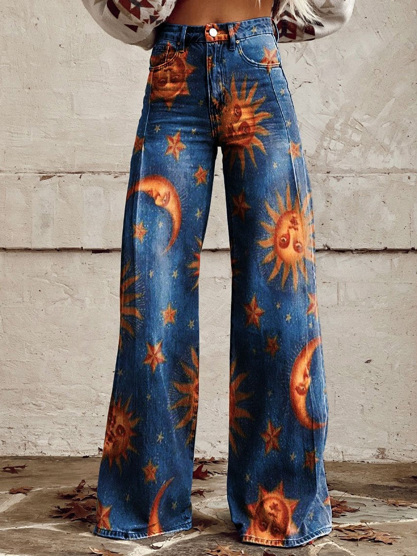 Plus Size Women's Flared Jeans