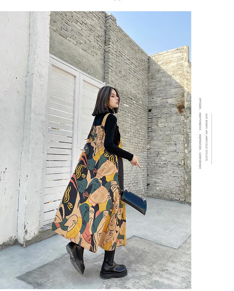 Retro Women Print Cozy Long Dresses-Maxi Dresses-The same as picture-One Size-Free Shipping at meselling99