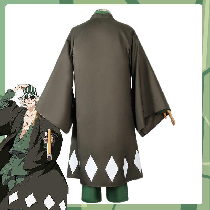Bleach Urahara Kisuke- Anime Cosplay Costume Fisherman Cap