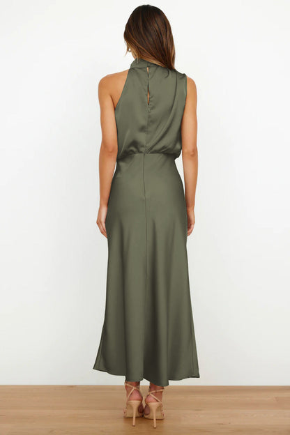 Fashion Stain Sleeveless Evening Dresses