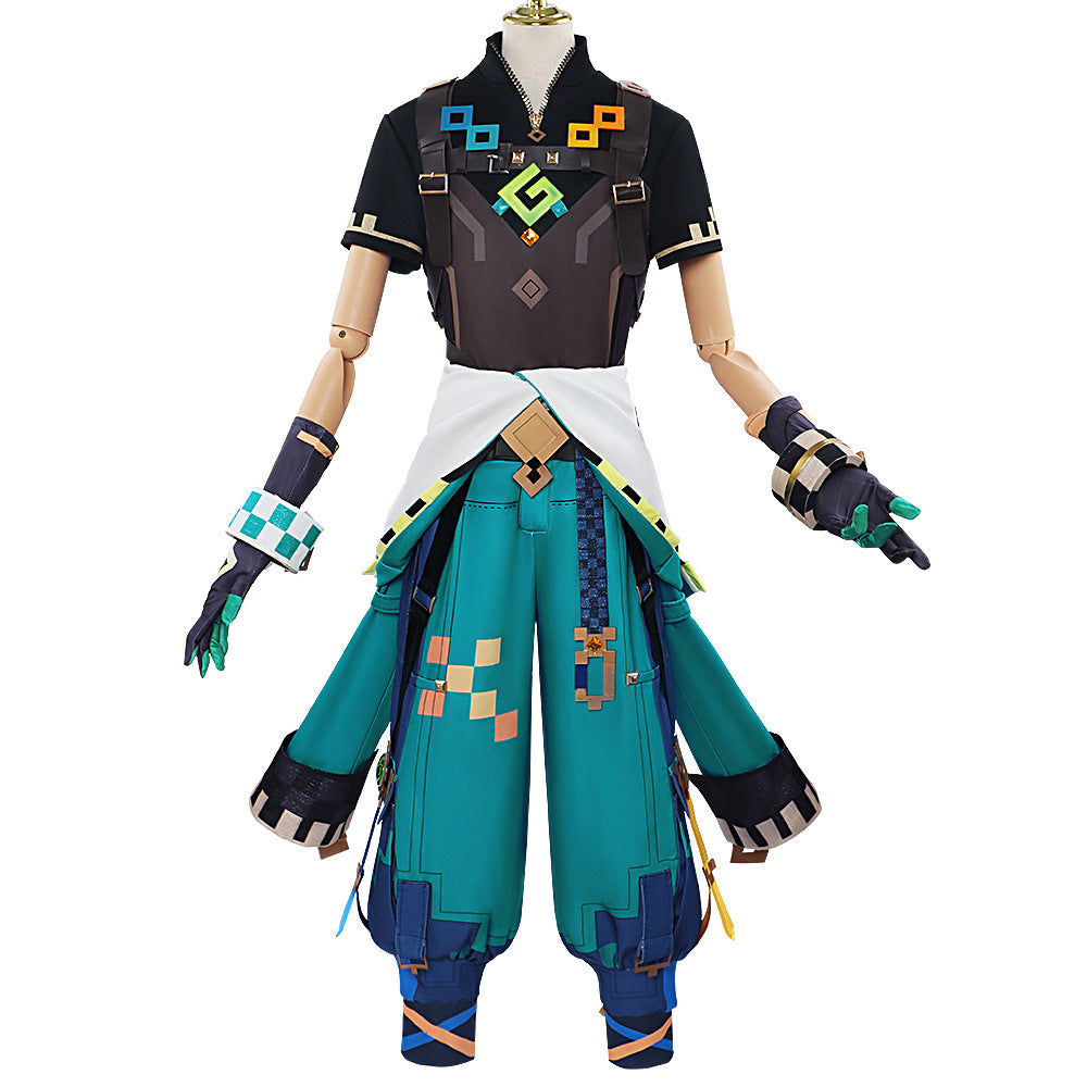 Genshin Impact Kinichi Cosplay Costume – Official Anime Game Character Outfit