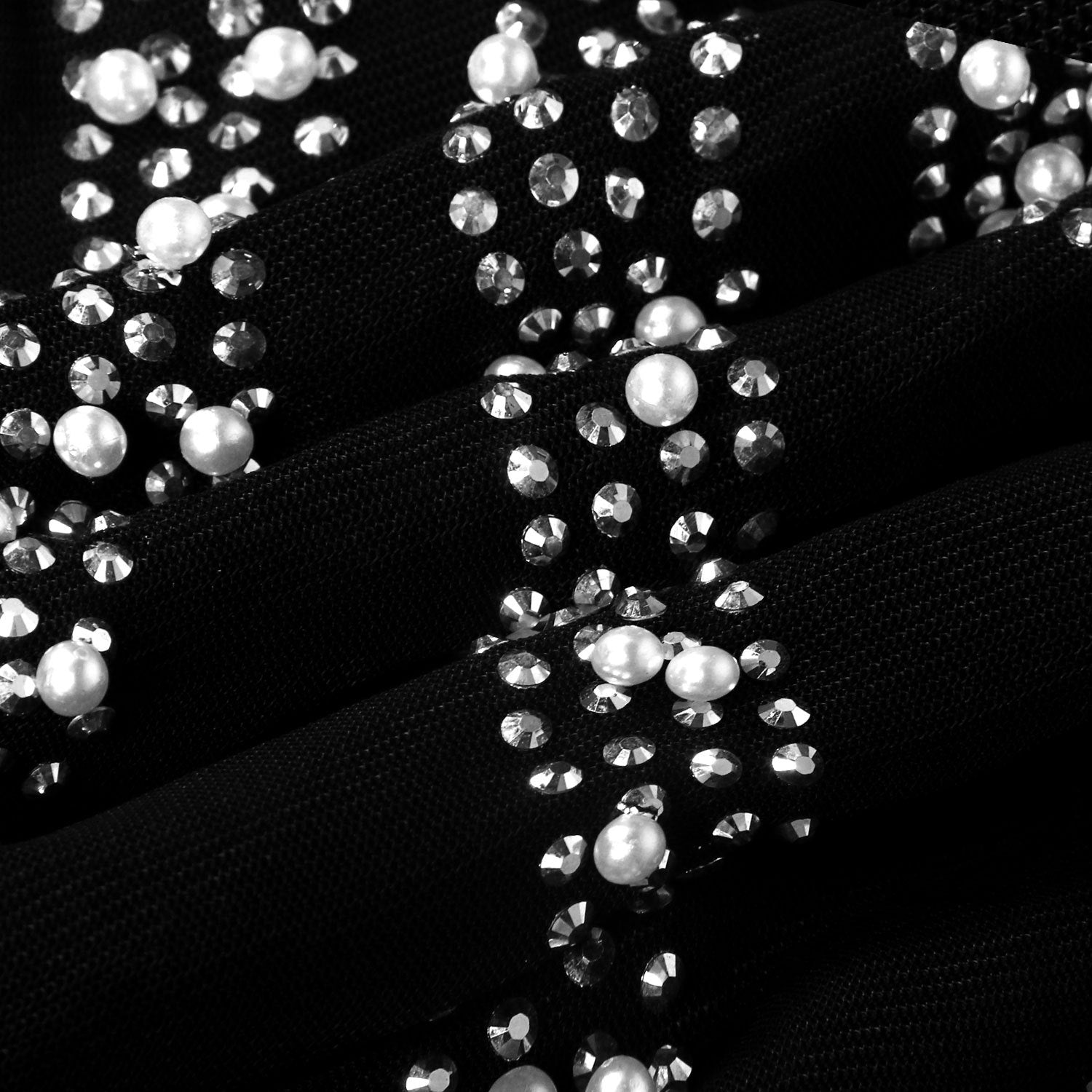 Sexy Women See Through Rhinestone Night Party Dresses--Free Shipping at meselling99