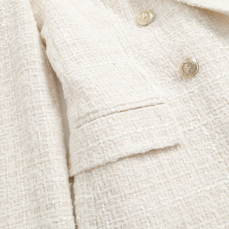 Fashion Double Breasted Blazer Overcoats