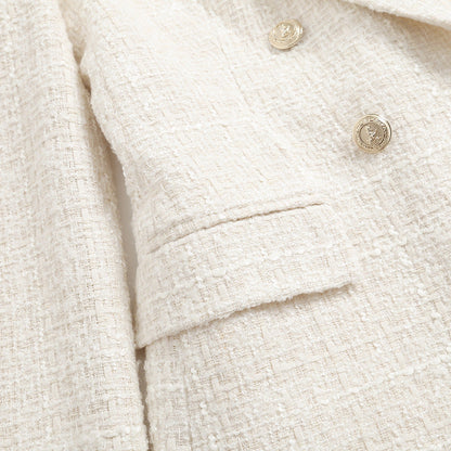 Fashion Double Breasted Blazer Overcoats