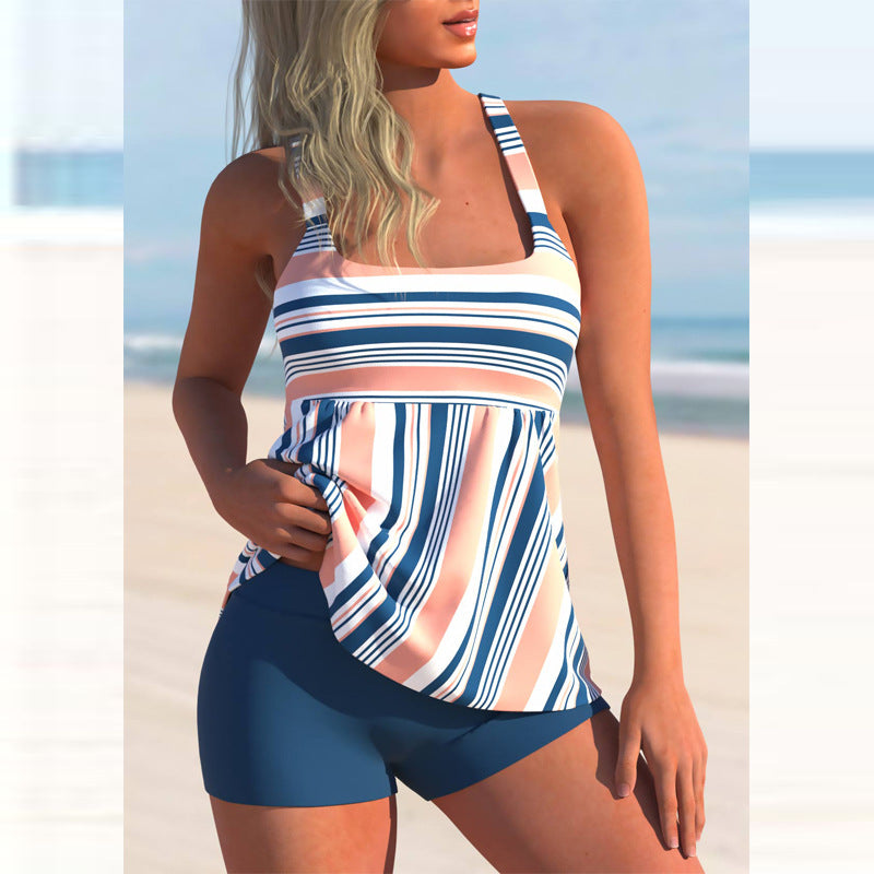 Sexy Striped Women Two Pieces Swimsuits