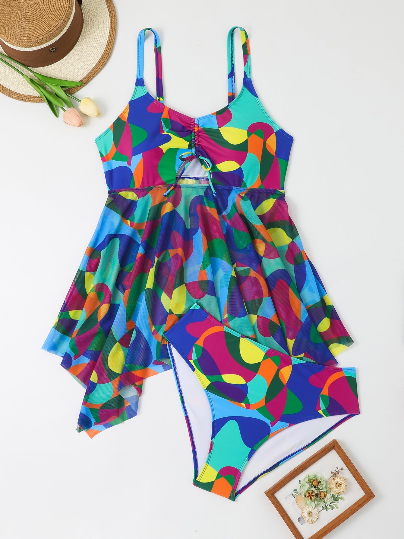 Plus Size High-Waisted Bikini  Suits