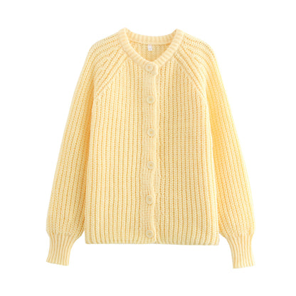 Casual Long Sleeves Knitted Cardigan Sweaters