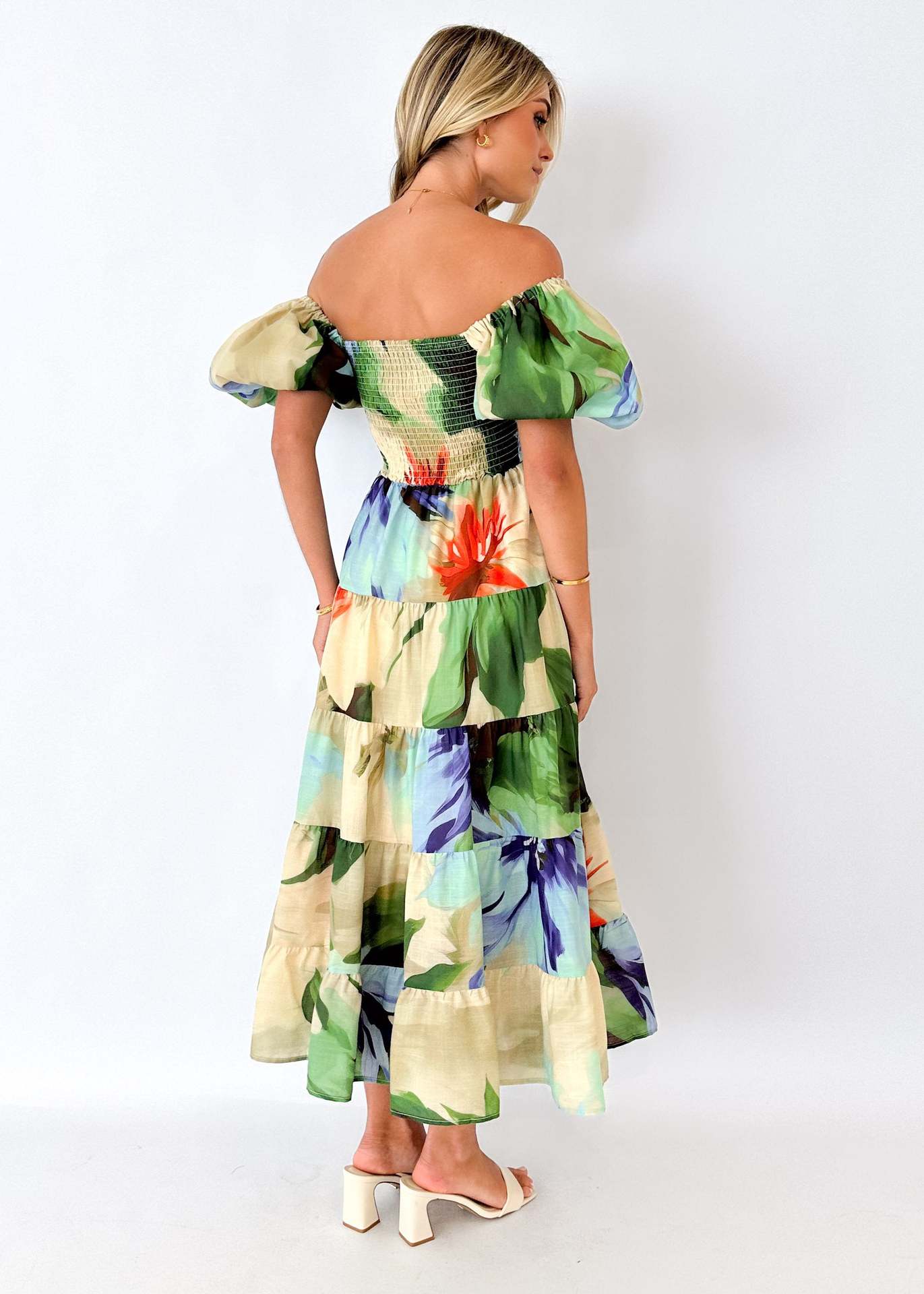 Women's Summer Bubble Sleeve Dress