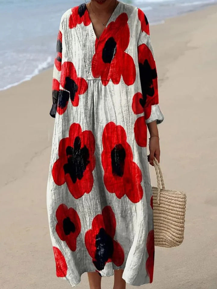 Women's Long Sleeve Shirt Dress