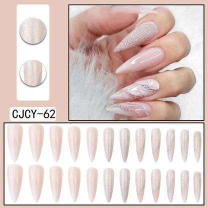 Fashion Detachable Extra Long Press on Nails