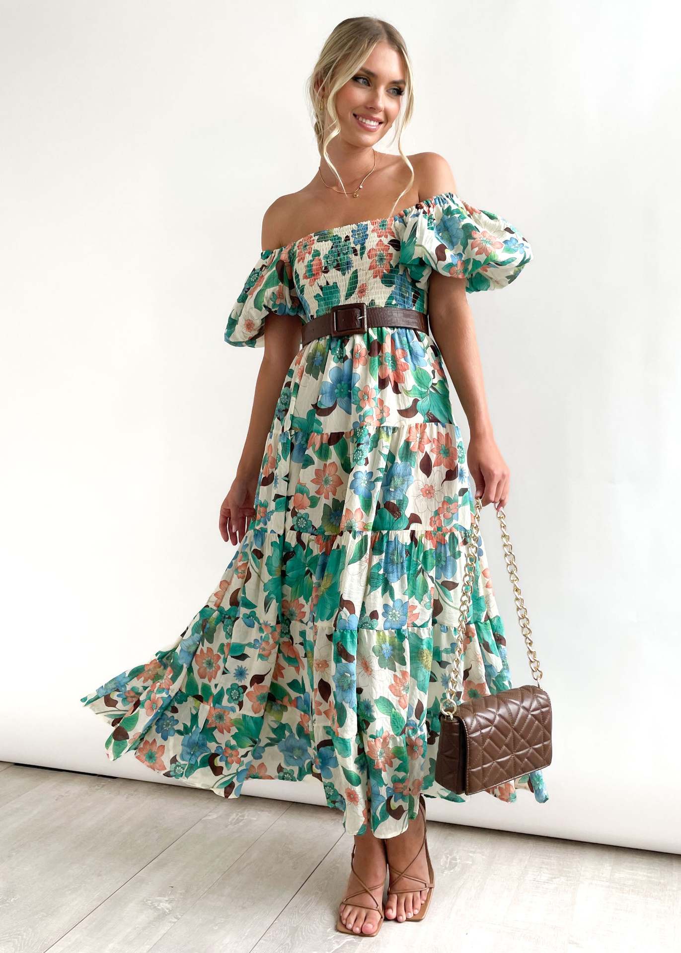 Women's Summer Bubble Sleeve Dress