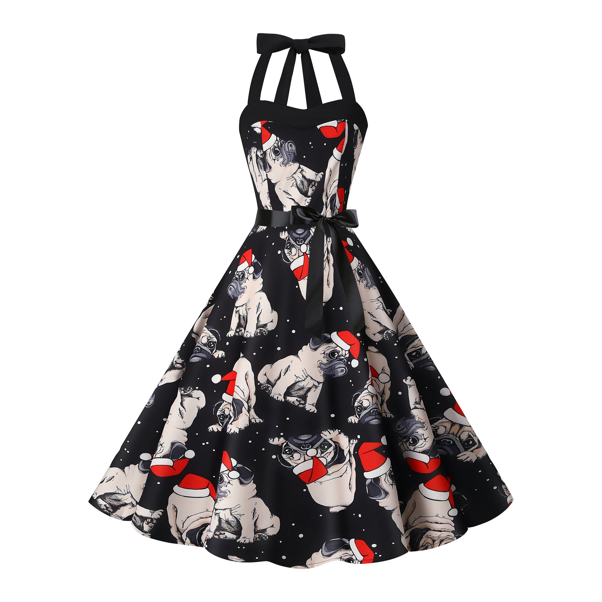 Elegant Audrey Hepburn-Inspired Vintage Dress