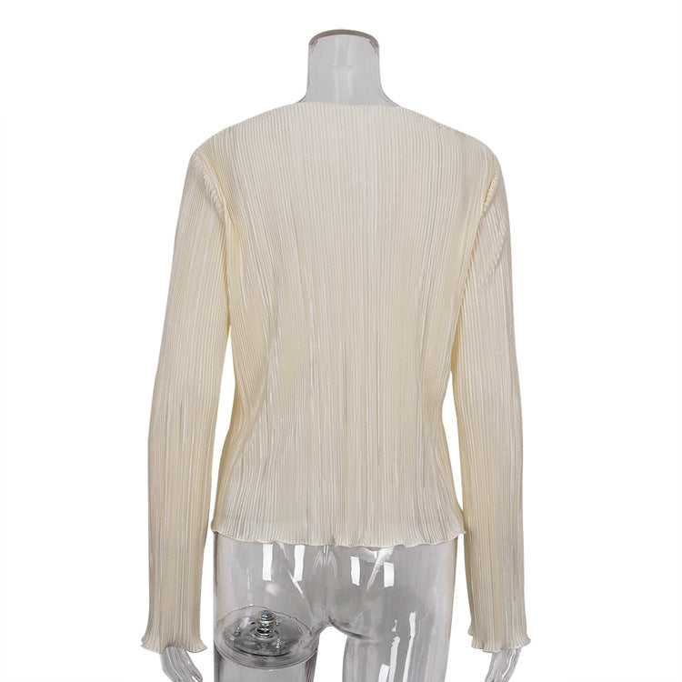 Summer Sexy Crop Top with Flared Sleeves Blouses