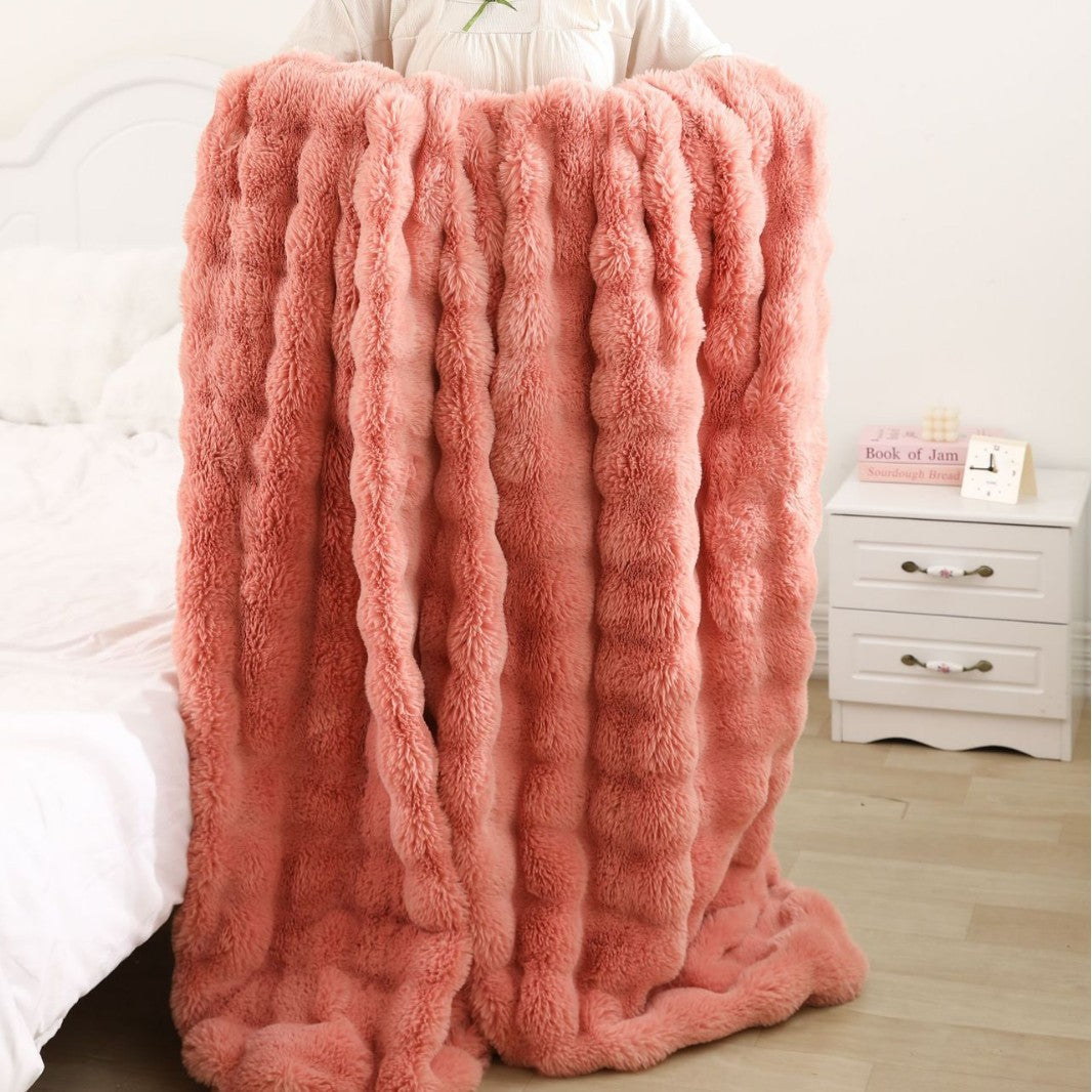 Soft & Thick Fleece Throw Blanket