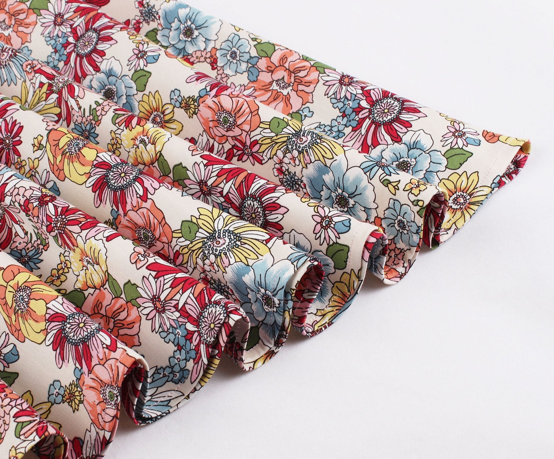 Women Summer Butterfly Print Backless Vintage Short Dresses-Vintage Dresses-Free Shipping at meselling99