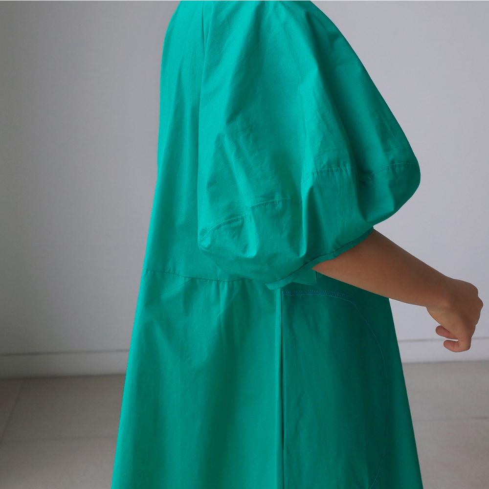 Loose Cozy Puff Sleeves Long Dresses-Maxi Dresses-Free Shipping at meselling99